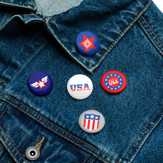 Set of pin buttons USA - Amerikia